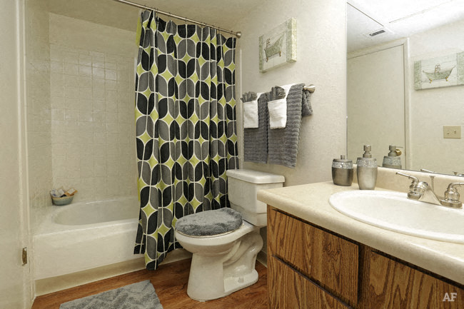 a bathroom with a toilet and a sink and a shower